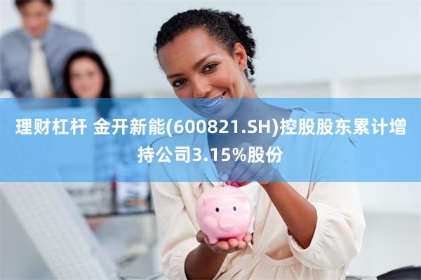 理财杠杆 金开新能(600821.SH)控股股东累计增持公司3.15%股份