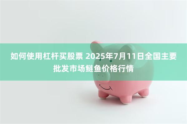 如何使用杠杆买股票 2025年7月11日全国主要批发市场鲢鱼价格行情